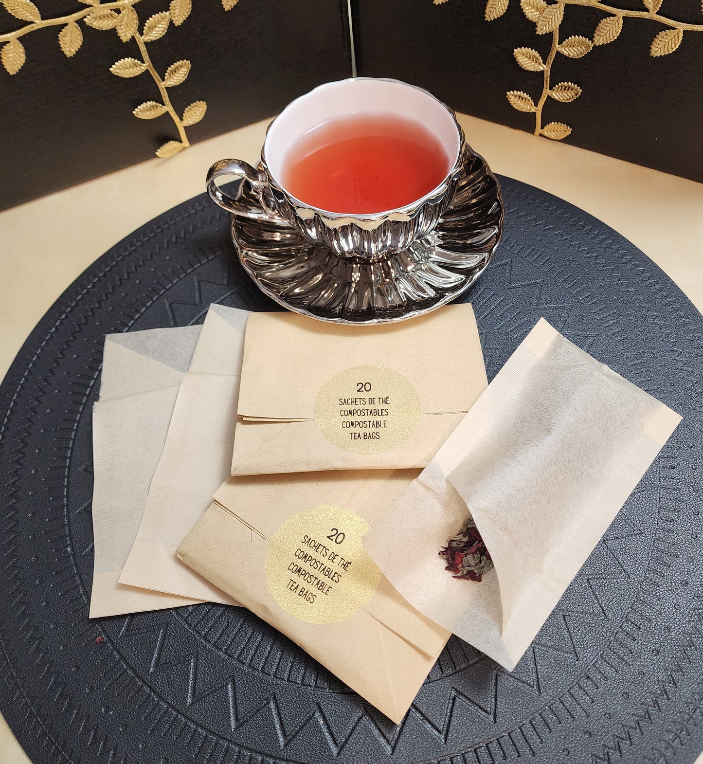 Sachets de thé à remplir (jetables)