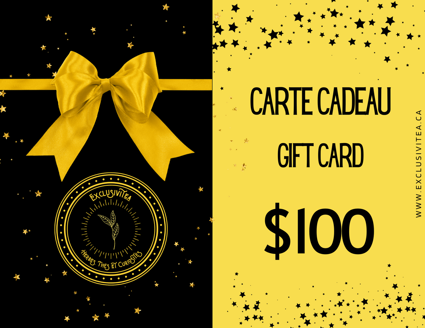 Exclusivitea Gift Card