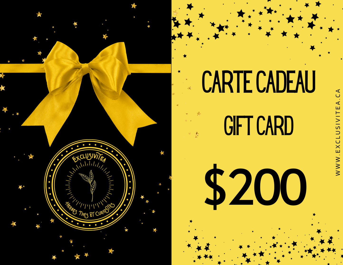 Exclusivitea Gift Card