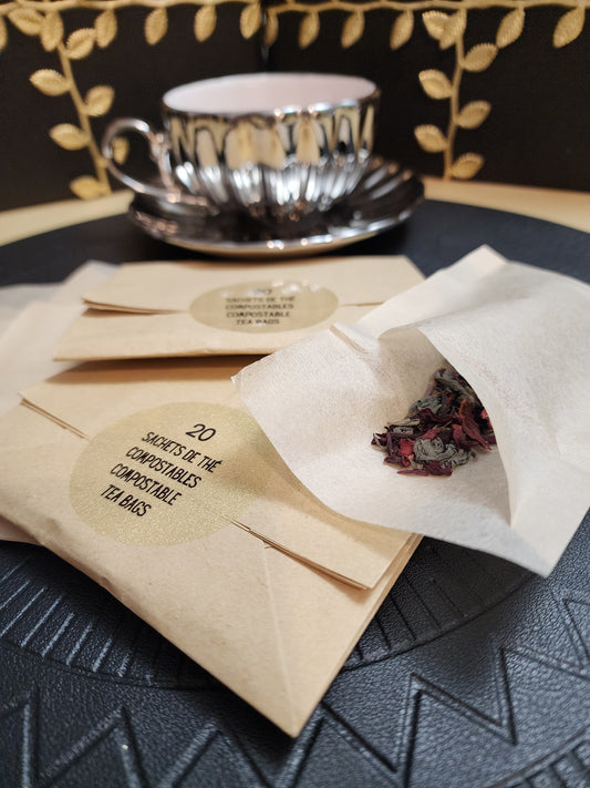 Sachets de thé à remplir (jetables)