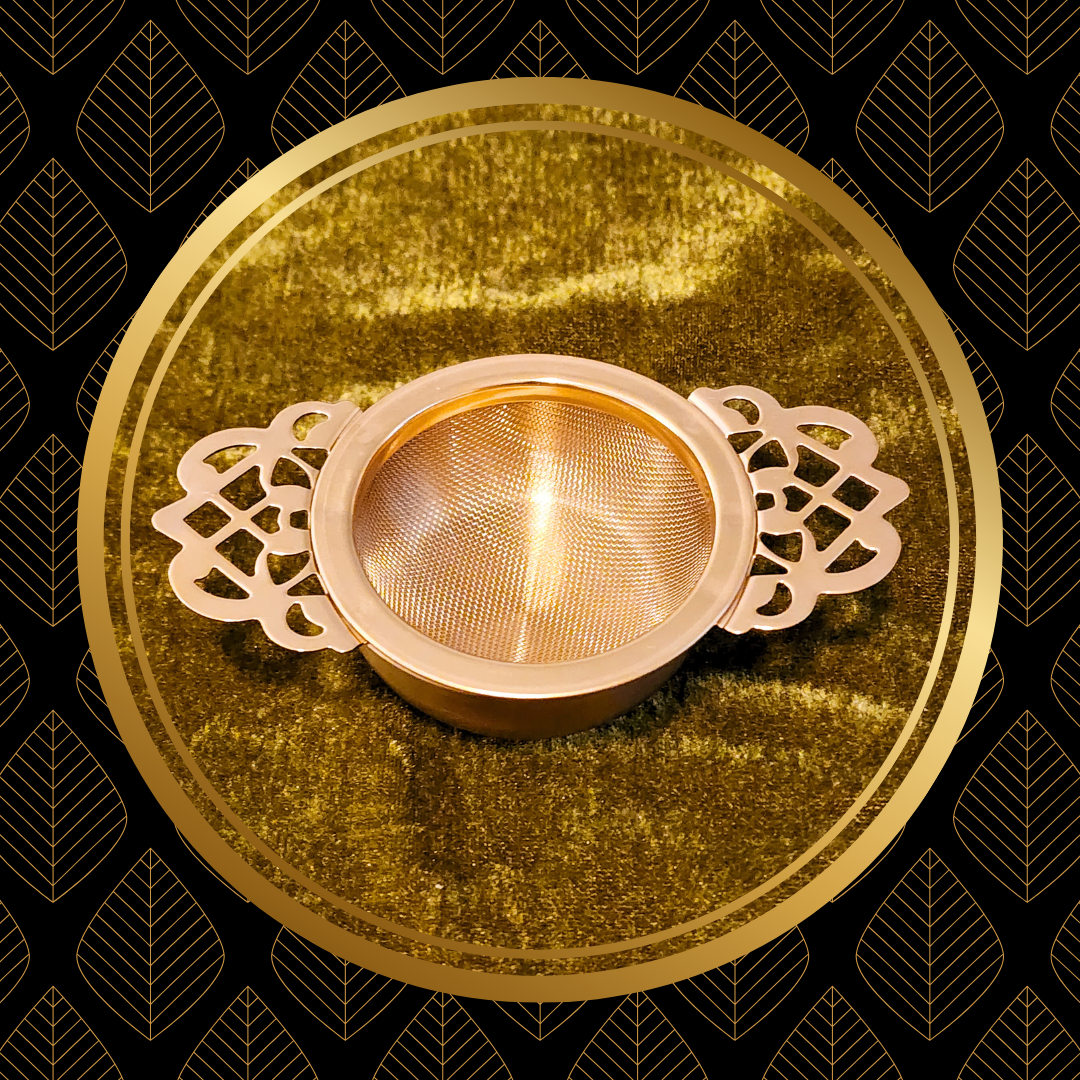 Infuseur à thé doré