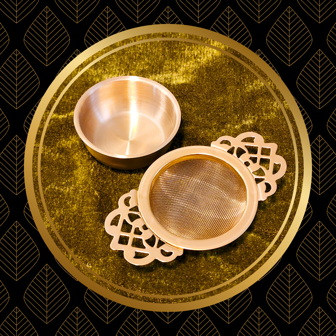 Infuseur à thé doré